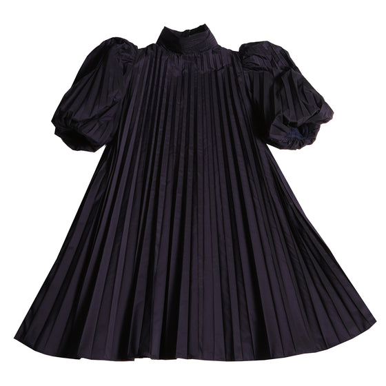 Harriet Pleated Frock + Night Bloom Brooches