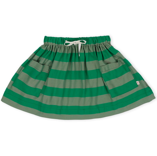 LES MARSIENS Celeste Striped Pocket Skirt