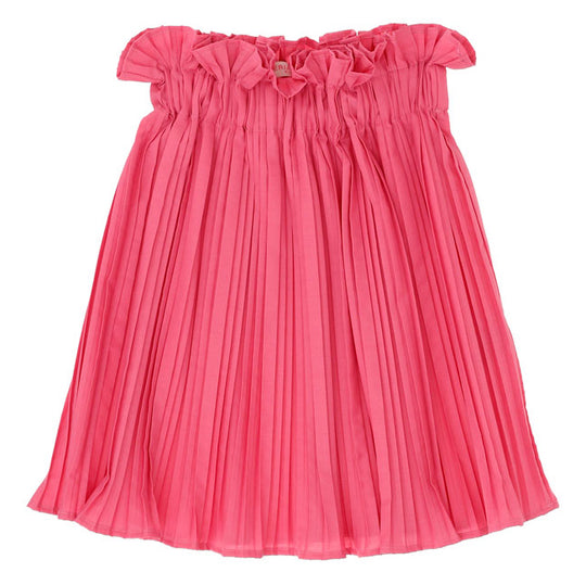 IMPERIAL Accordion Pleat Skirt - Candy Pink