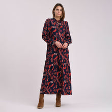  LA FÉE MARABOUTÉE Zidar Maxi Dress - Stormy/Rouge