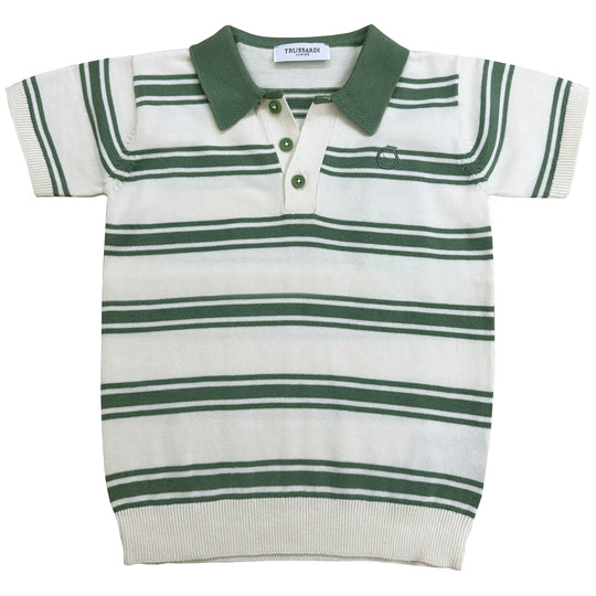 TRUSSARDI Nimme Striped Knit Polo