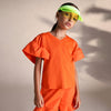Flutter Sleeve T-shirt - Tangerine
