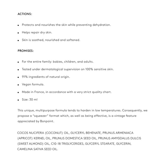 BONPOINT Soothing and Healing SOS Balm - 30ml