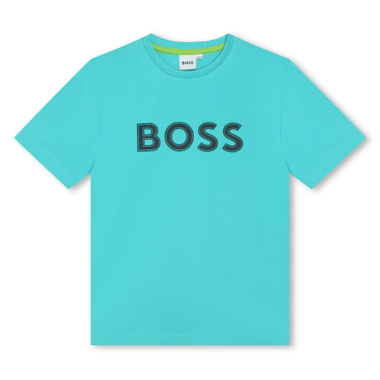 BOSS KIDSWEAR Electric Aqua Flint T-shirt