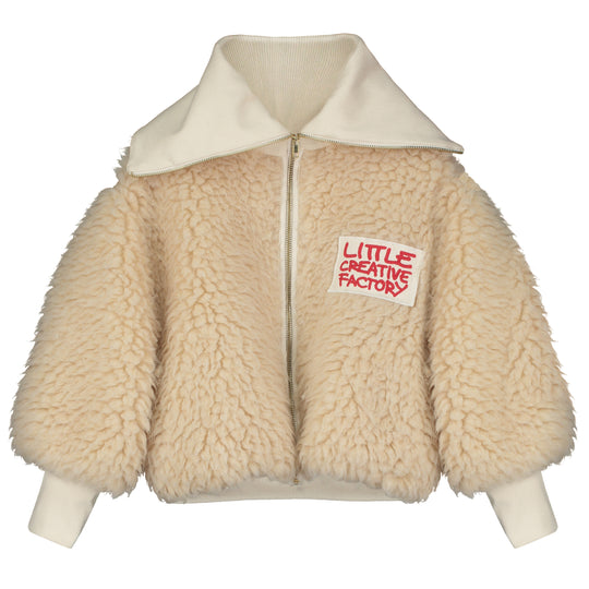 LITTLE CREATIVE FACTORY Polar Bomber Jacket - Cream