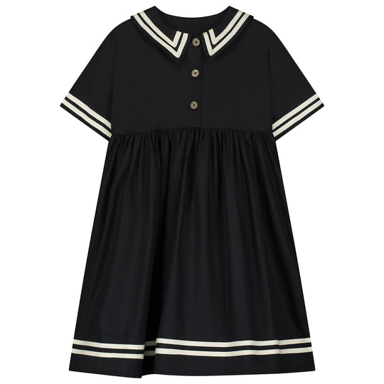 LITTLE CREATIVE FACTORY Sailor Dress - Black