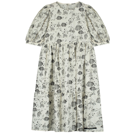 LITTLE CREATIVE FACTORY Wonder Dress - Cream & Black