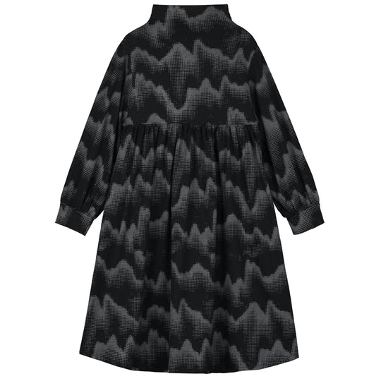 LITTLE CREATIVE FACTORY Soft Stella Dress - Grey & Black
