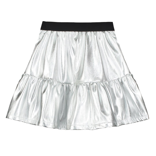 LITTLE CREATIVE FACTORY Glacier Mini Skirt - Silver