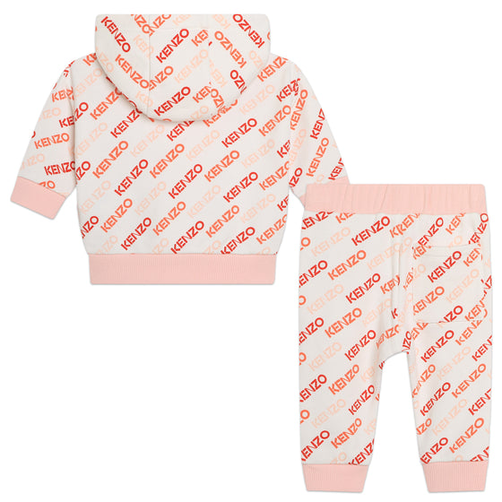 Allover Logo Sweatsuit Baby Set