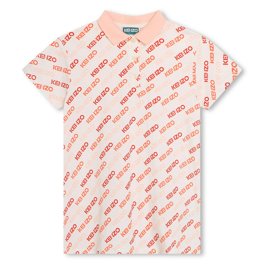 KENZO KIDS Allover Logo Polo Dress