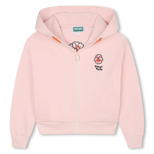 KENZO KIDS Flower Zip-Up Hoodie