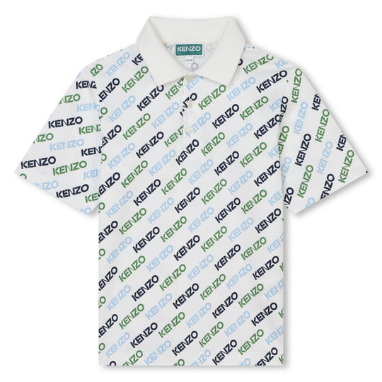 KENZO KIDS Allover Logo Polo