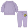 Lilac Fleur Baby Sweatsuit