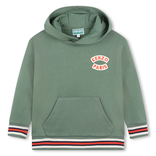 KENZO KIDS Travel Patch Vintage Collegiate Hoodie