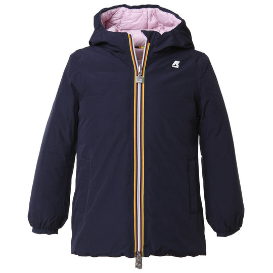 K-WAY Eco Stretch Thermo Reversible Parka - Blue / Pink