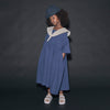 LITTLE CREATIVE FACTORY Cruise Dress - Cream & Dark Blue