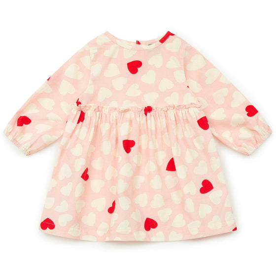 Rosy Heart Folie Baby Dress