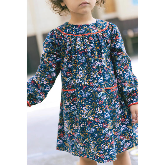 Autumn Floral Dada Baby Dress