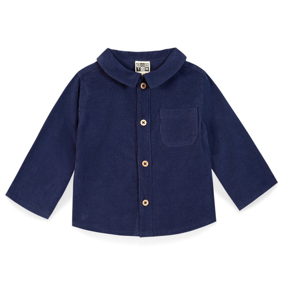 Deep Navy Pan Baby Shirt