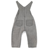 Soft Grey Embroidered Icare Baby Overalls