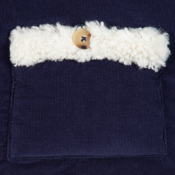 Deep Navy Camion Baby Coat