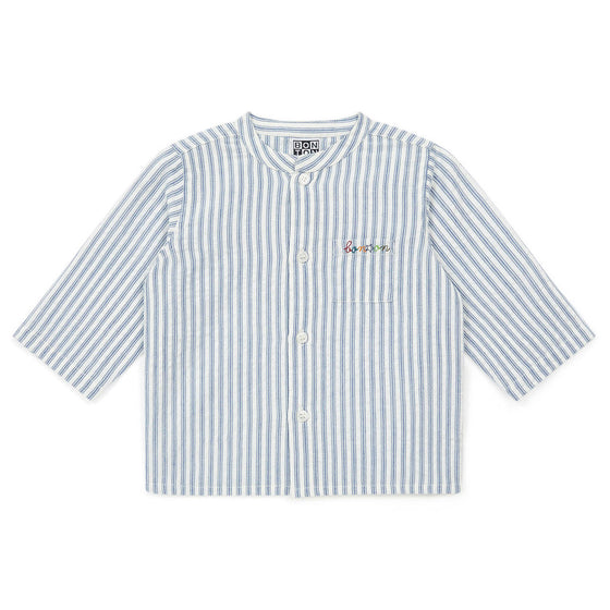 Blue Striped Baby Shirt