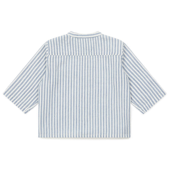 Blue Striped Baby Shirt