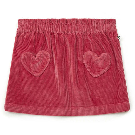 Douchka Heart Pocket Corduroy Skirt  - FINAL SALE