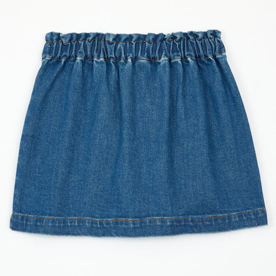 Douchka Heart Pocket Denim Skirt  - FINAL SALE