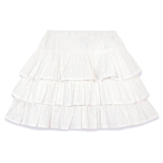 Classic Eyelet Rafale Skirt