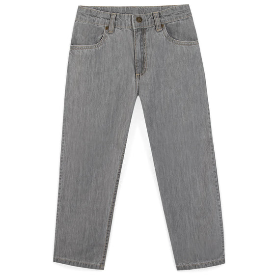 Soft Grey Cotton Dandy Pants