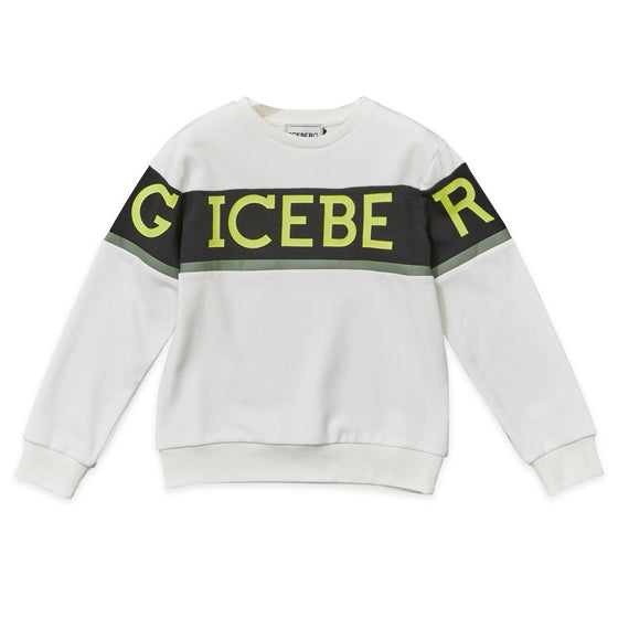 Neon Logo Stripe Sweatshirt