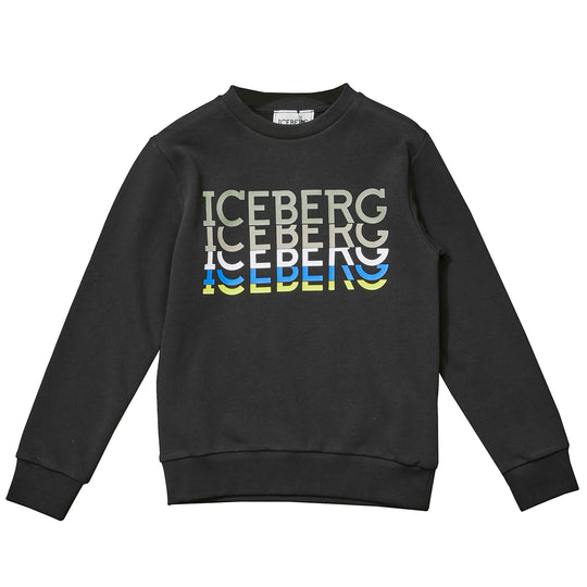 ICEBERG Ombre Ice Logo Sweatshirt