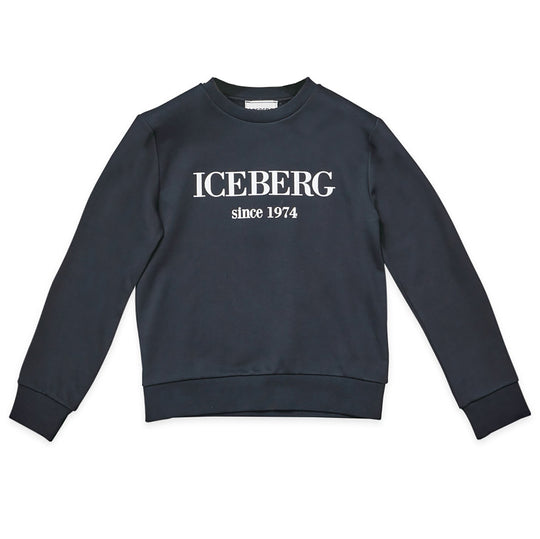 ICEBERG Classic Logo Sweatshirt - Black