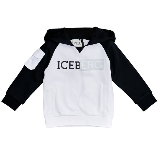 ICEBERG Pocket Sleeve Logo Hoodie