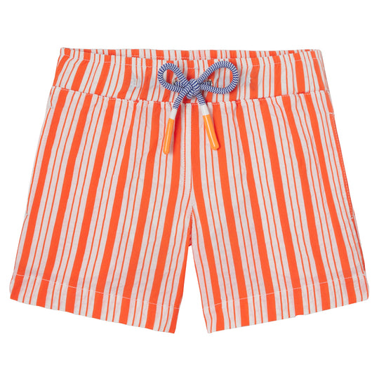 LISON PARIS Milos Swim Trunks - Orange White