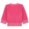 Bubblegum Velour Baby Sweatshirt