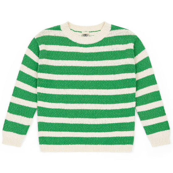 Striped Cotton Marino Baby Sweater