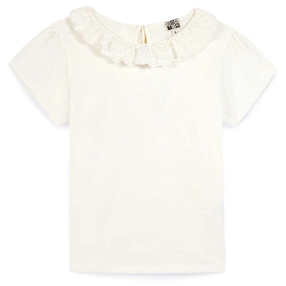 Tiris Lace Collar T-shirt