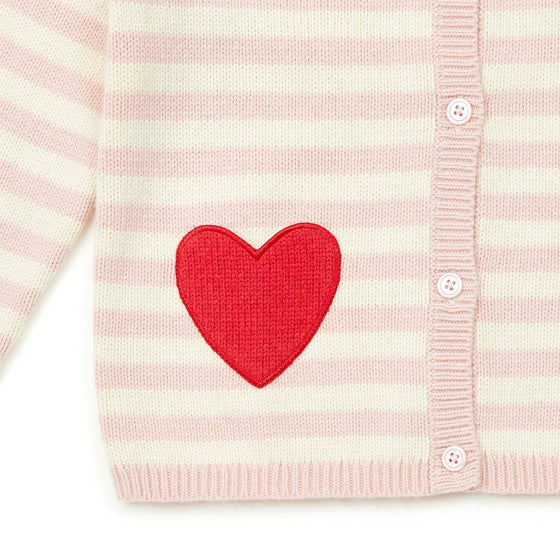 Madeleine Rose Heart Pocket Cardigan  - FINAL SALE