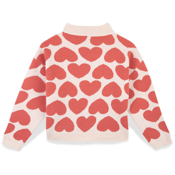 Big Heart Lovely Pullover Sweater