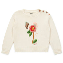  Embroidered Flower Garden Pullover Sweater  - FINAL SALE