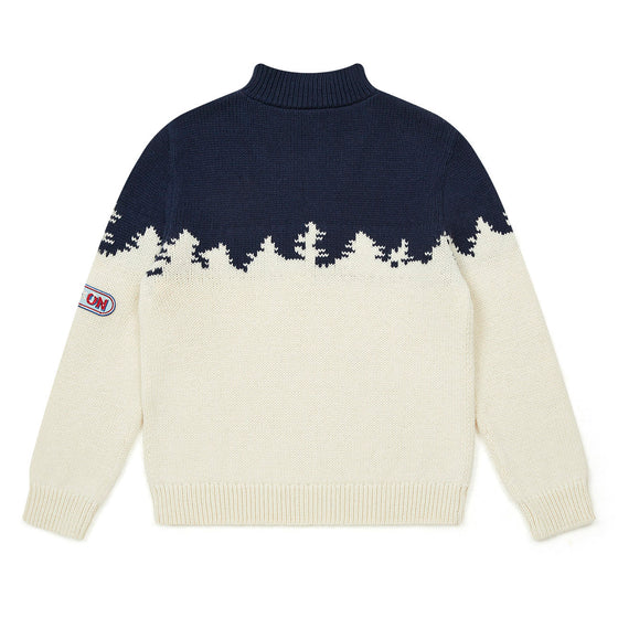 Sapin Jacquard Winter Scene Sweater  - FINAL SALE