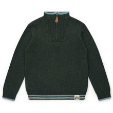  Malt Half-Zip Pullover Sweater - Green  - FINAL SALE