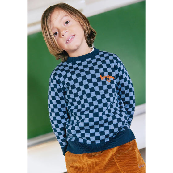 Checkerboard Paulo Sweater