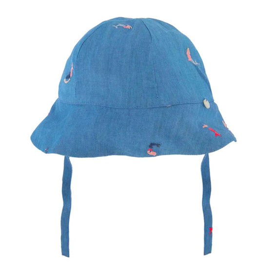 TARTINE ET CHOCOLAT Mermaid Dreams Chambray Baby Hat