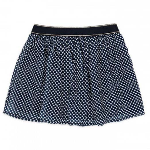 BOBOLI Gauze Polka Dot Skirt