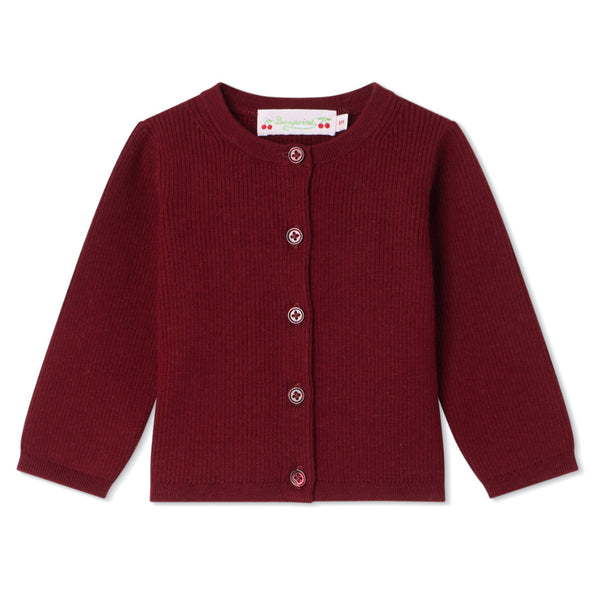 Maroon sales baby cardigan