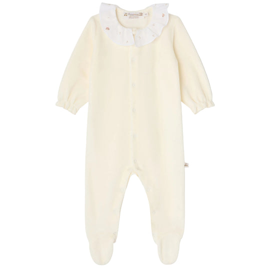 BONPOINT Lintina Songbird Pajamas - Blanc Lait